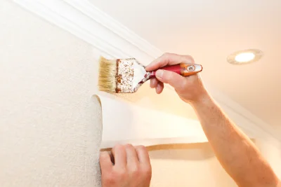 Pose de papier peint à Noalhat — revêtements muraux et toiles de verre